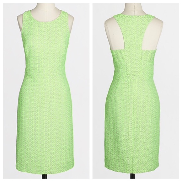 J. Crew Factory Dresses & Skirts - Neon Tweed Racerback Dress